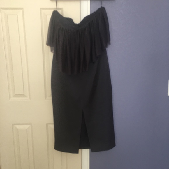 Keepsake- Lies Strapless Midi Sheath Dress - Picture 5 of 8